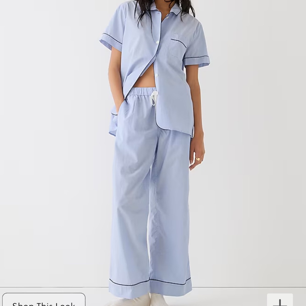 J. Crew short sleeve cropped PJs